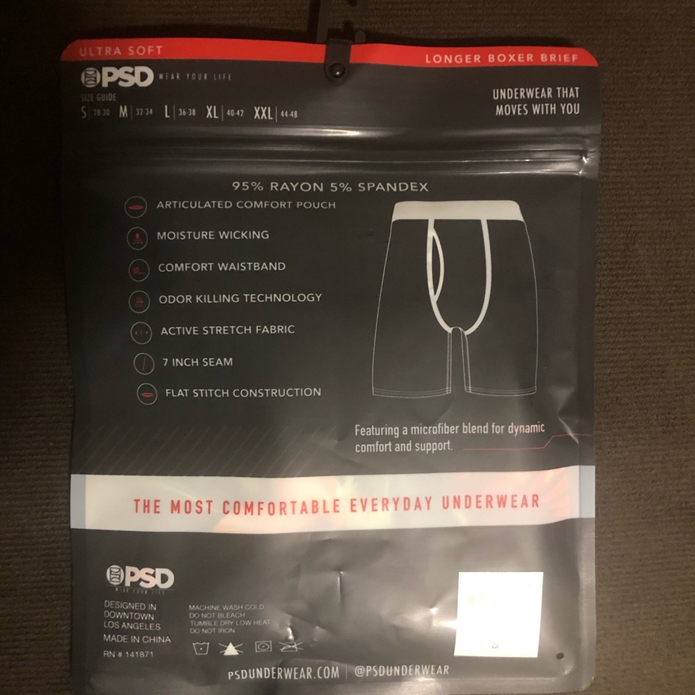 Small PSD Hawaiian men’s boxer briefs.